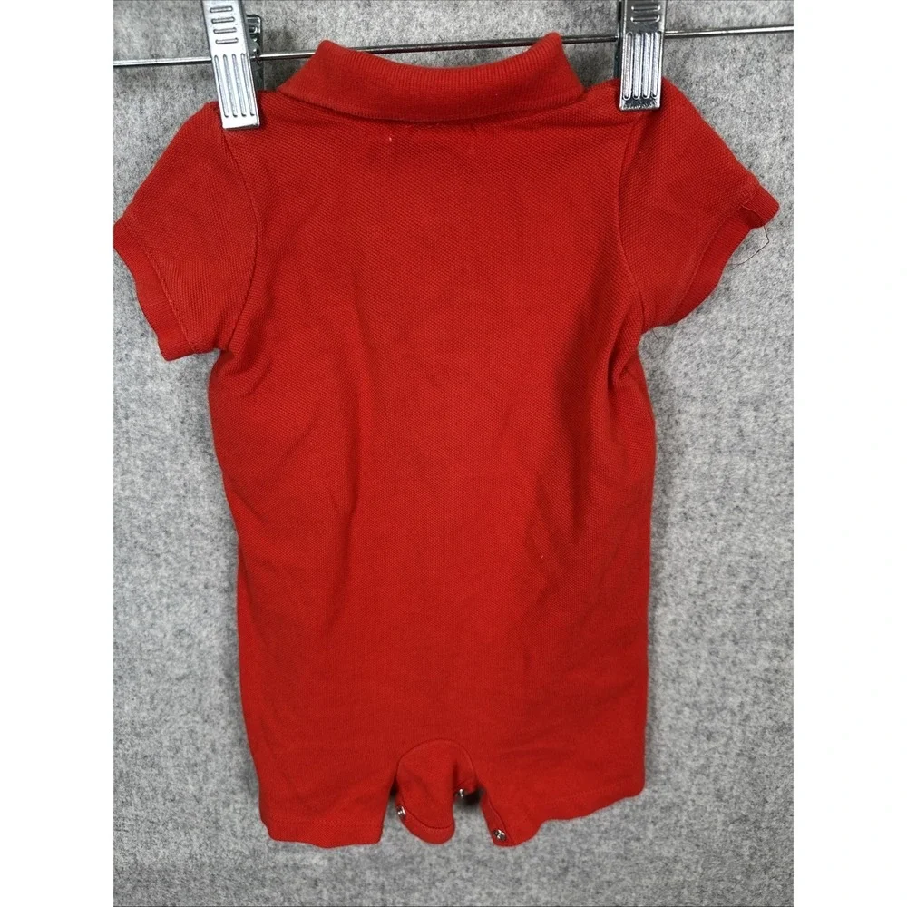 Lot of 4 Baby Boy Ralph Lauren Outfits‎ Romper Plaid Red Blue Jacket 9m & 3m